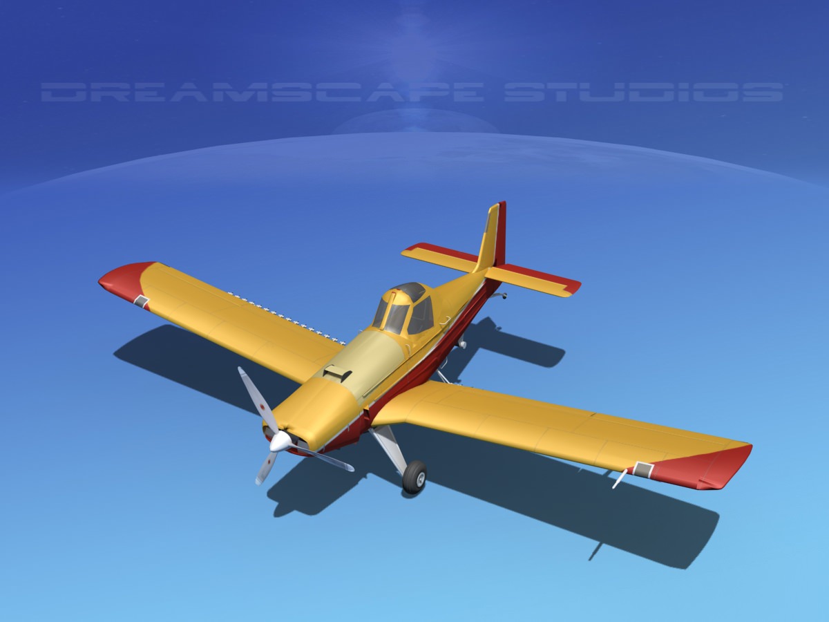 EMB-202 Crop Duster V04 3D model_10