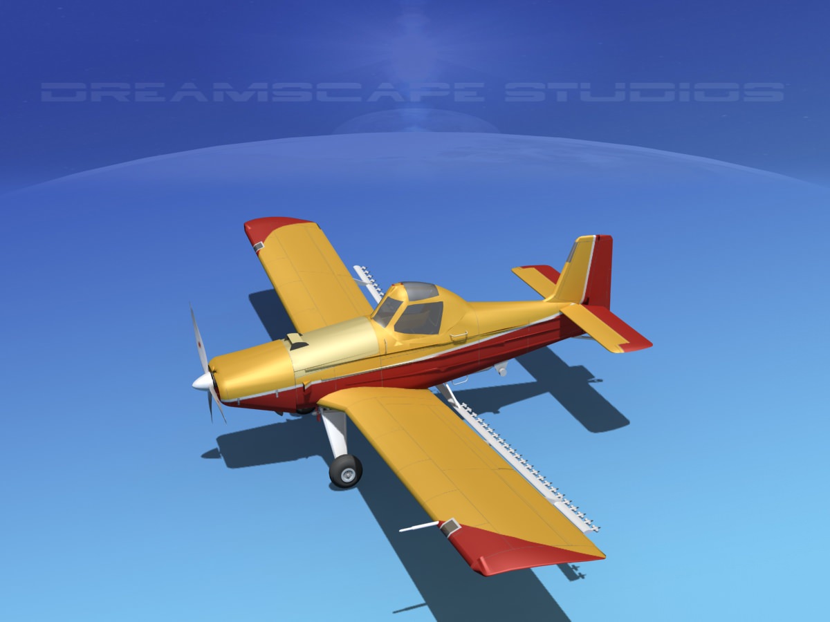 EMB-202 Crop Duster V04 3D model_9