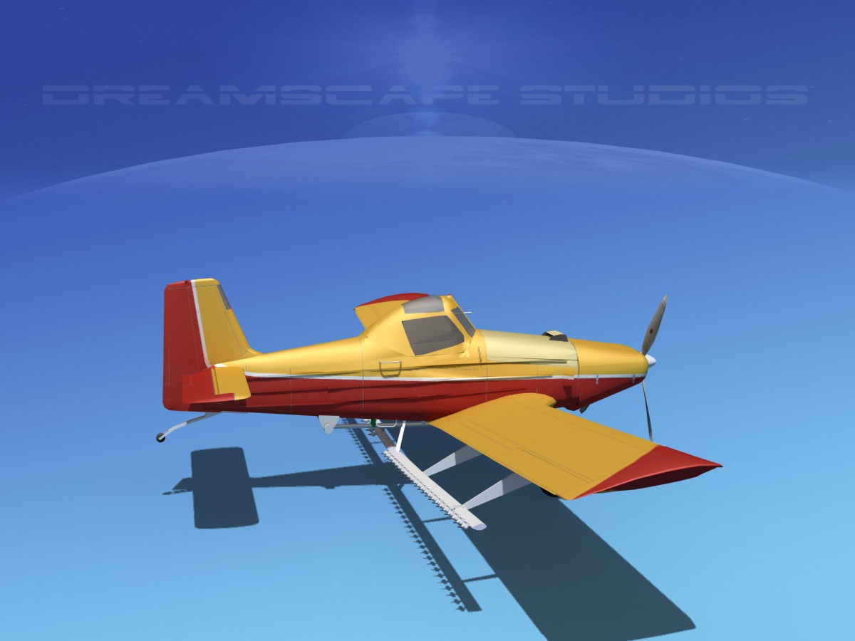 EMB-202 Crop Duster V04 3D model_4