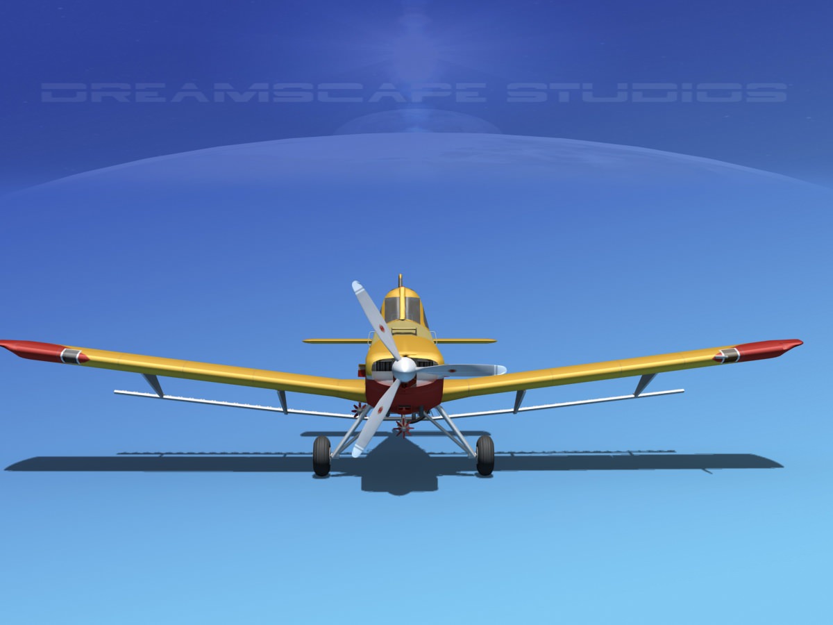 EMB-202 Crop Duster V04 3D model_1