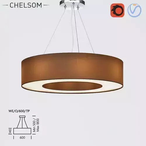 Chelsom Welcome WE O 600 TP ceiling lamp