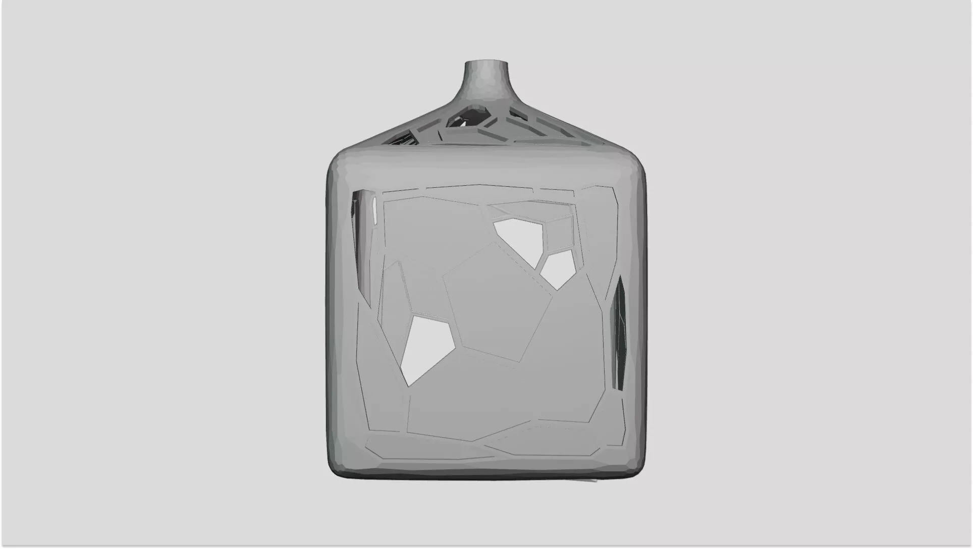 Cracked Pattern Lamp 3D print model