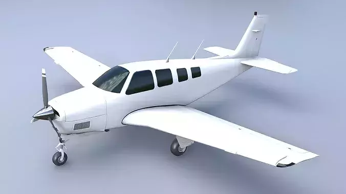 Beech Model 36 Static Blank GA Aviation PBR