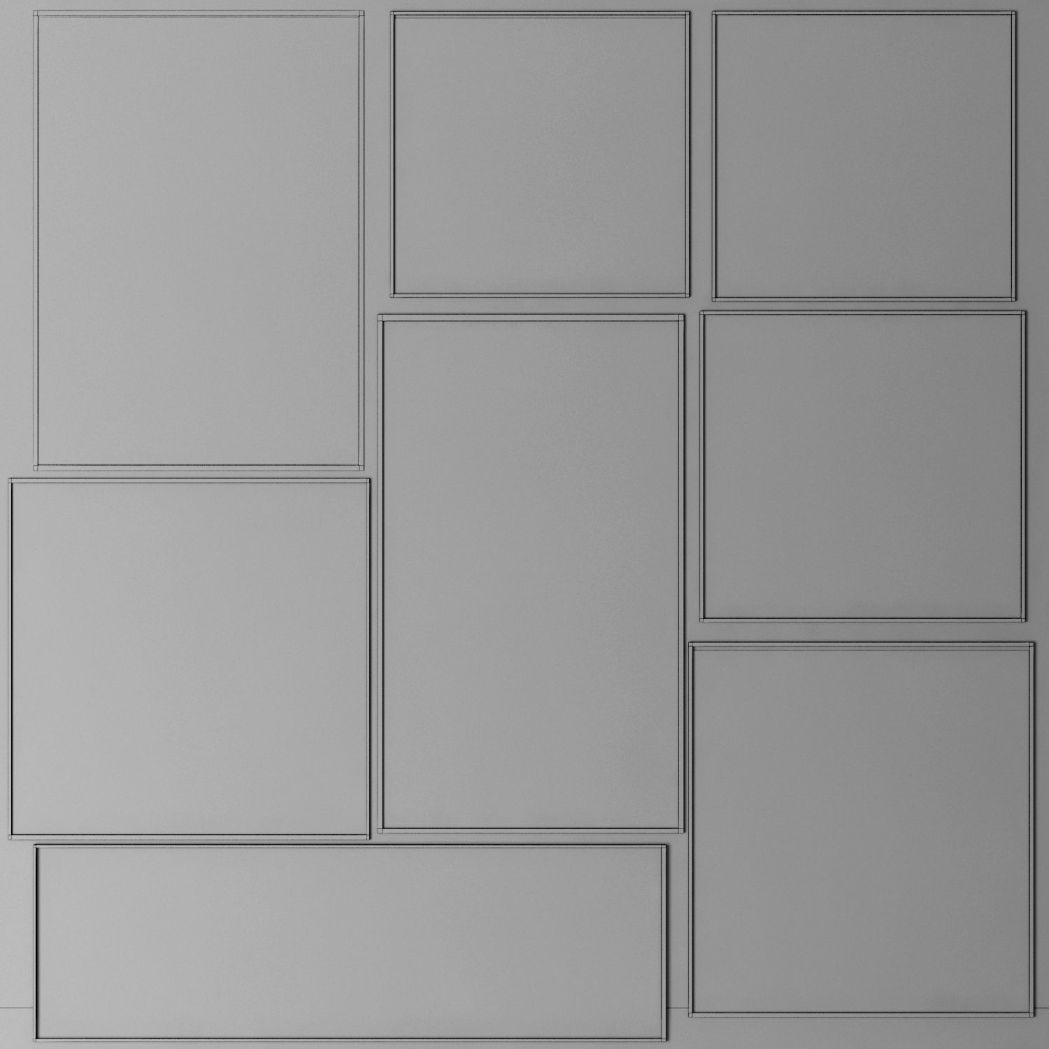 Collection of paintings John - Richard 3D model_1