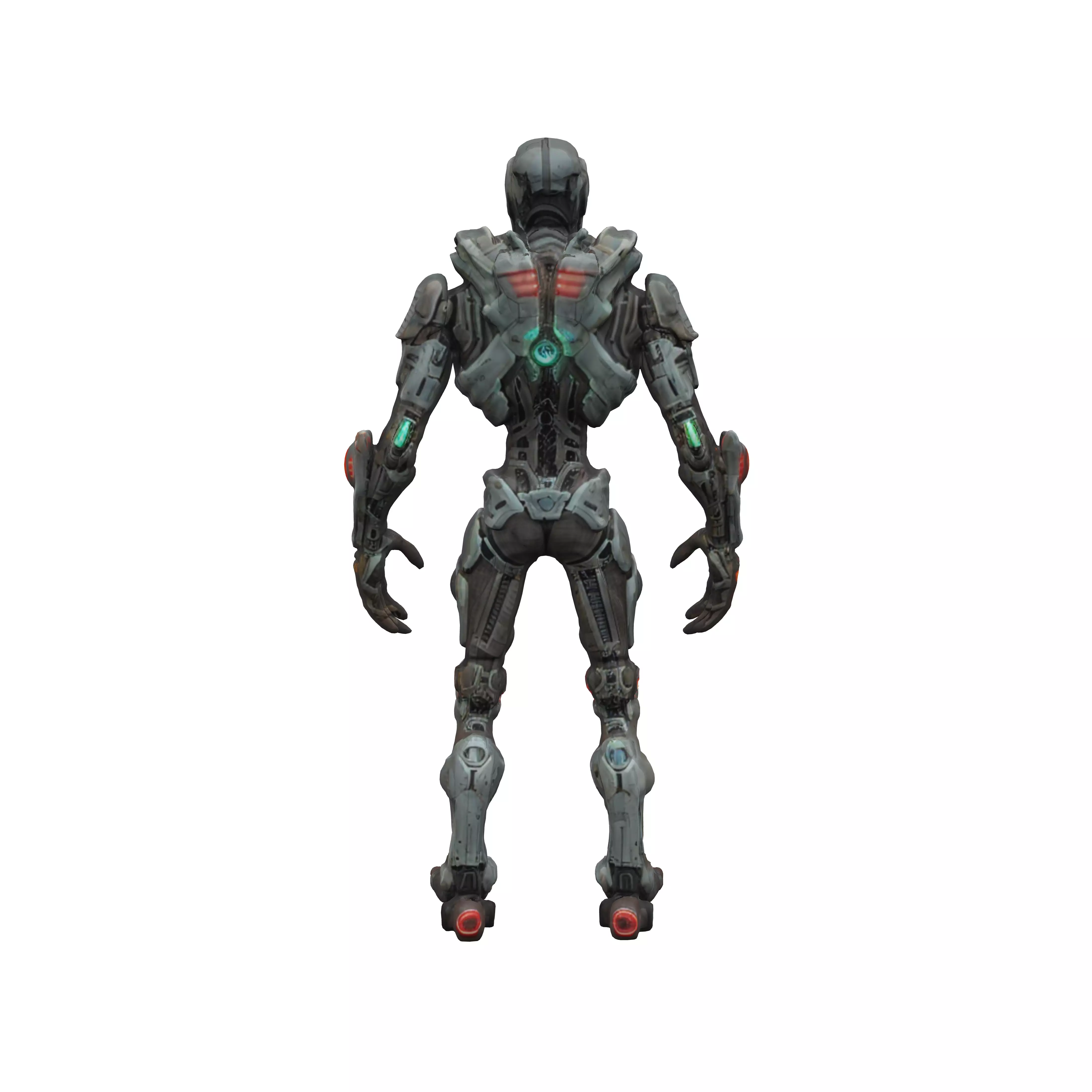 scifi morph cyborg dead space extremely detailed 3D model