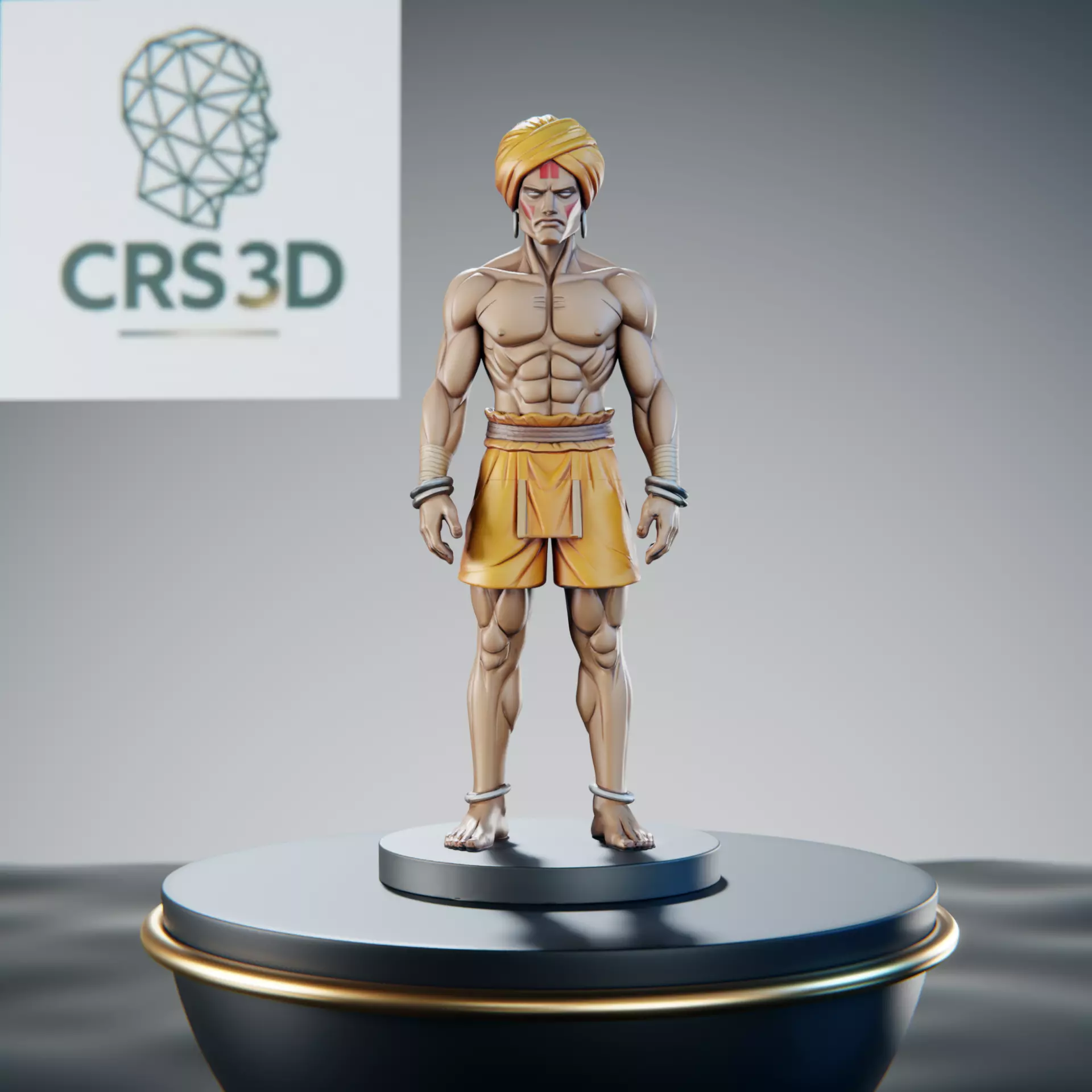 Dhalsim Street Fighter Yoga Master Indian Fighter 3D print model