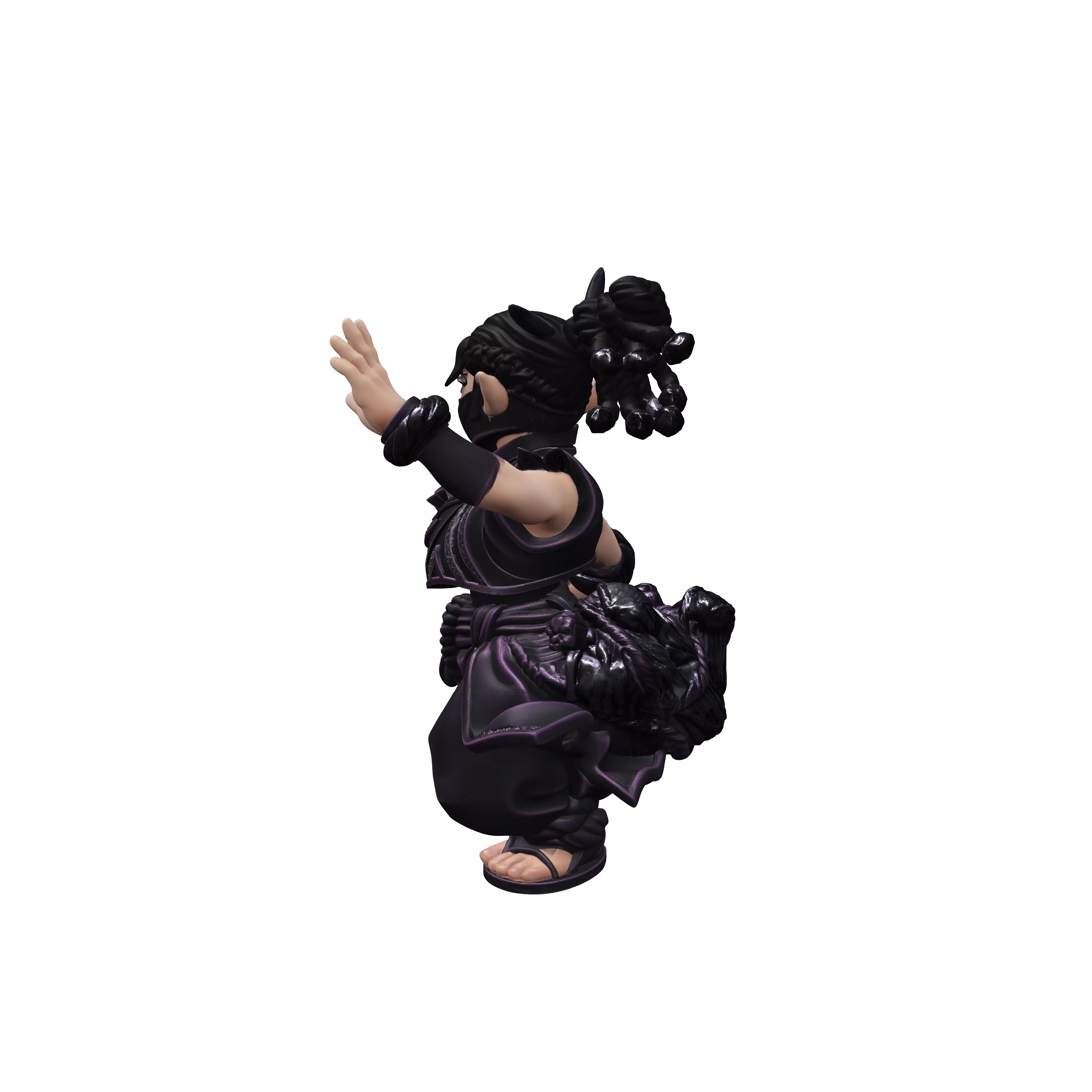Shadow Fan Warrior 3D model