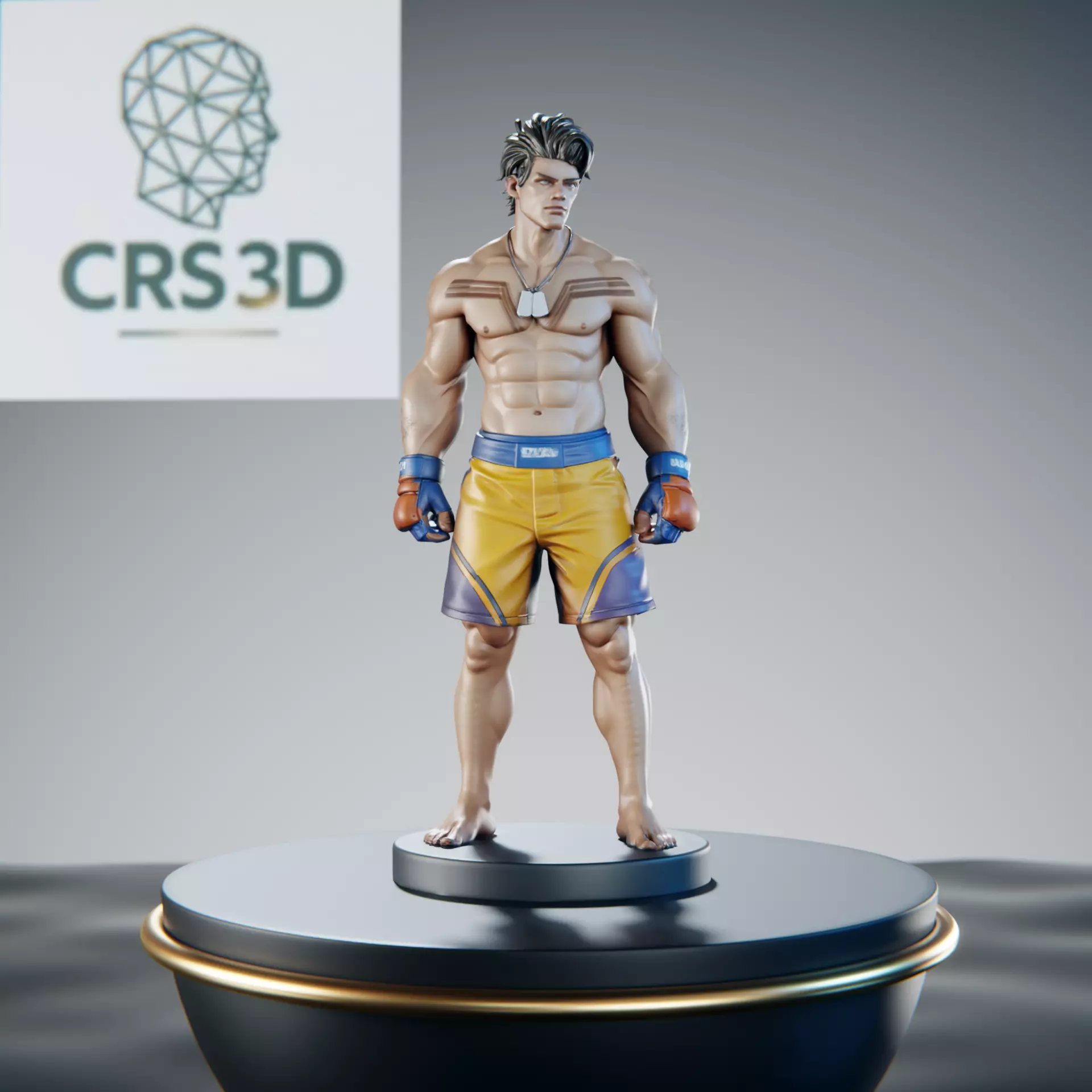 Luke Street Fighter 6 MMA Fighter Protagonist 3D print model