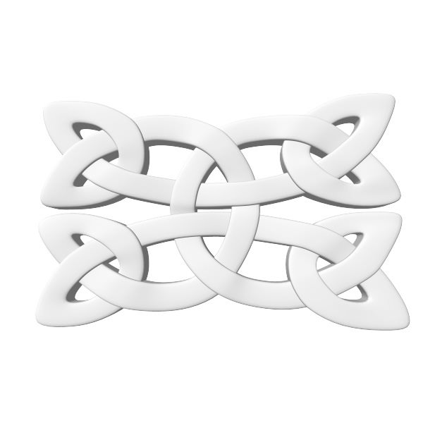 Celtic Knot 2 3D model_2