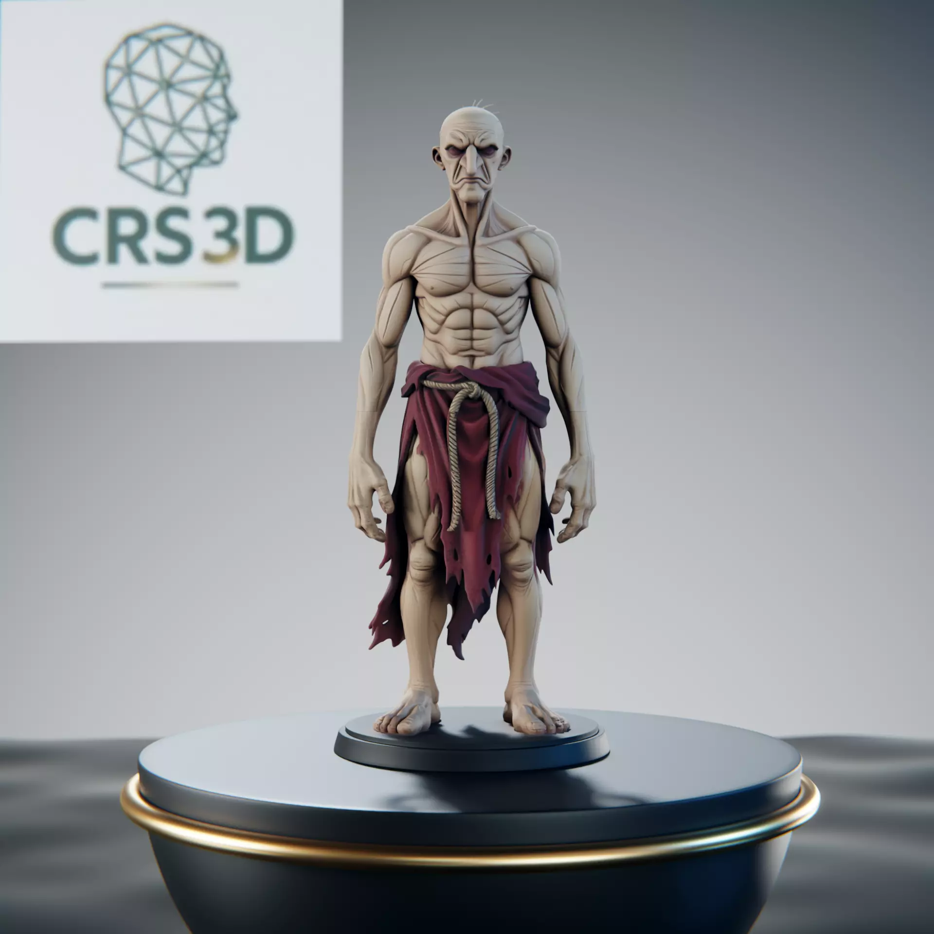 Oro Street Fighter III Immortal Hermit Senjutsu Master 3D print model