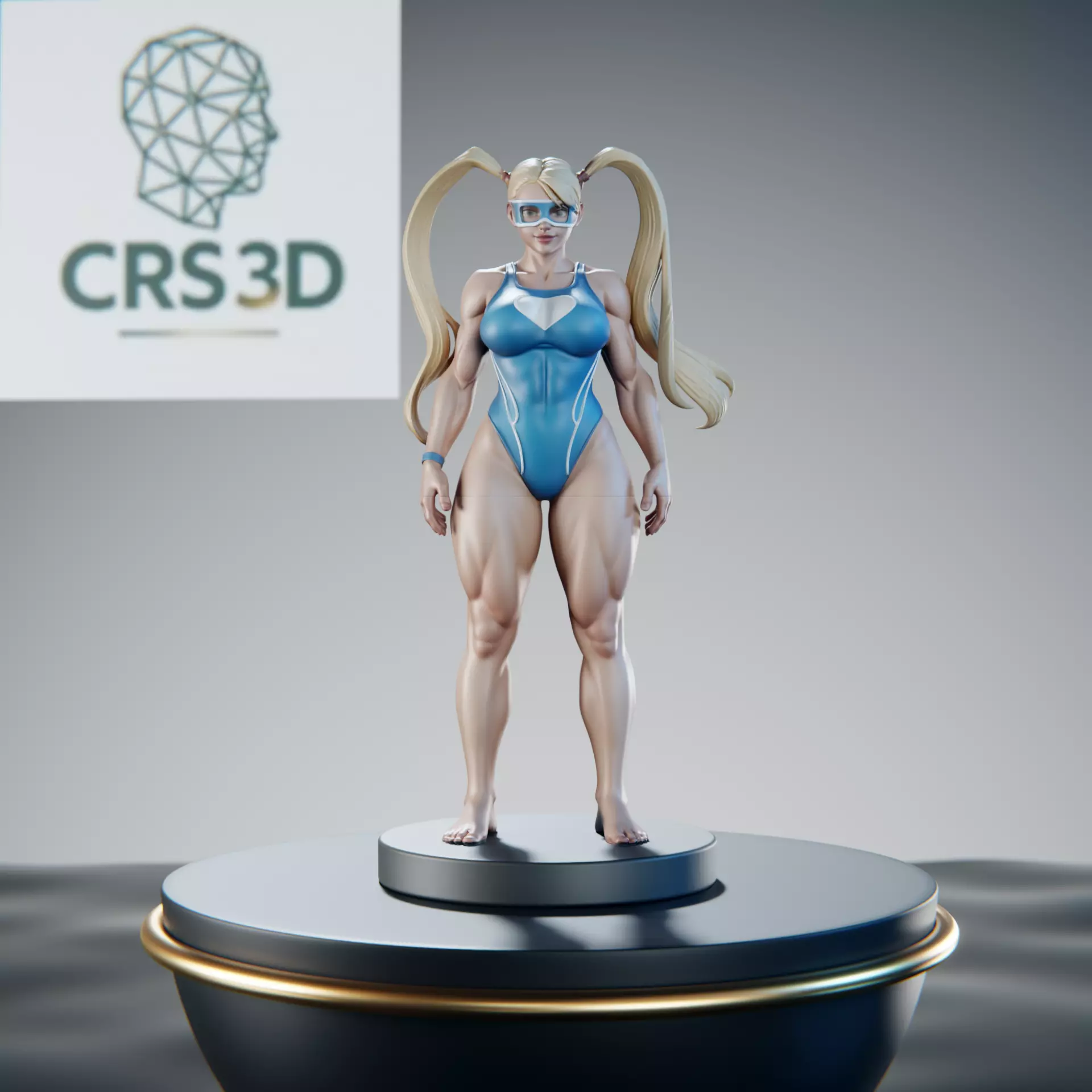 R Mika Street Fighter Rainbow Mika Wrestler 3D print model
