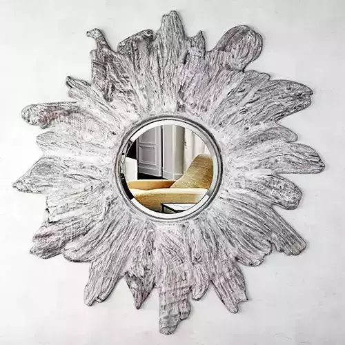 Floris Whitewashed Mirror by Made Goods