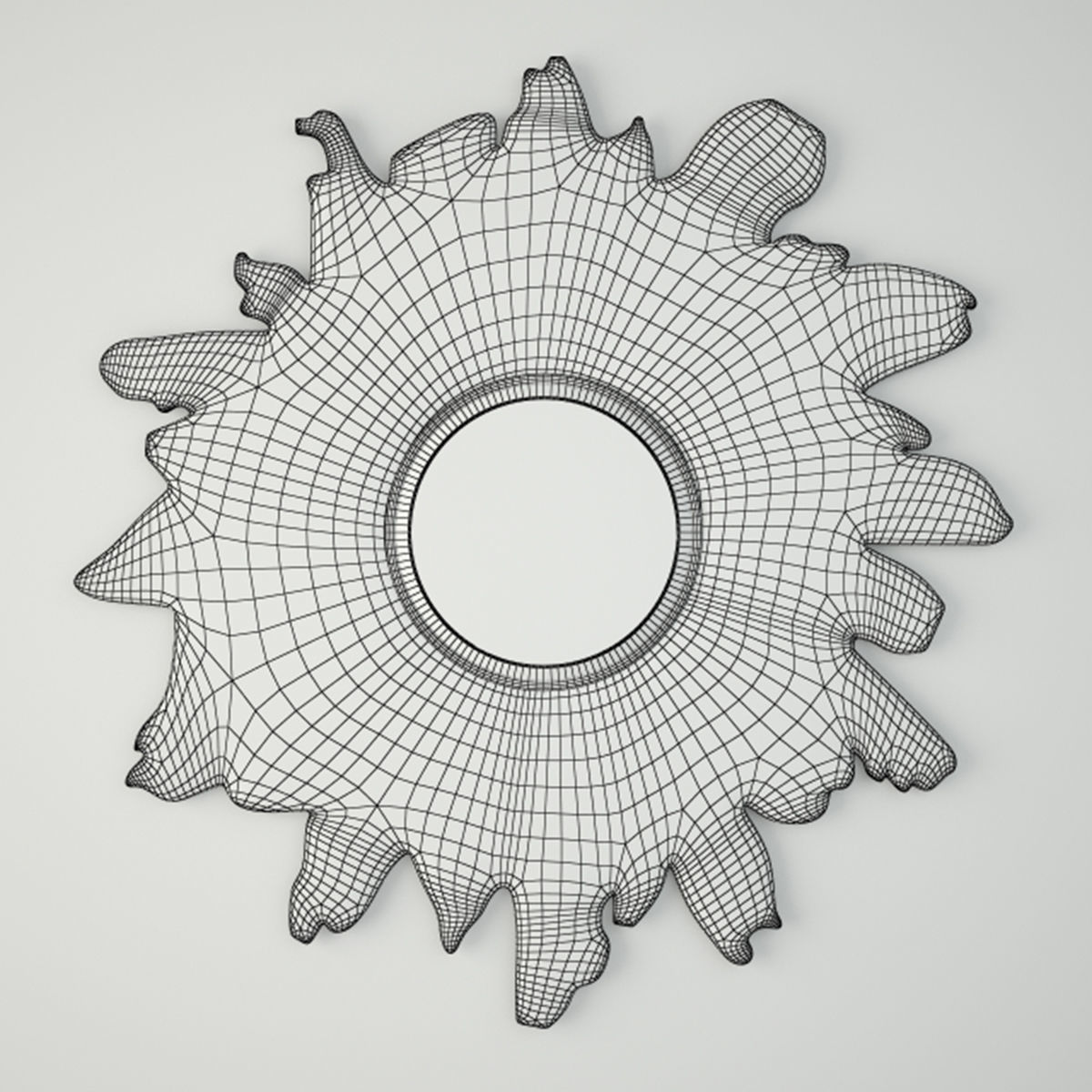 Floris Whitewashed Mirror by Made Goods 3D model_1