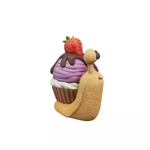 Snailicious Delight food 3D model 3