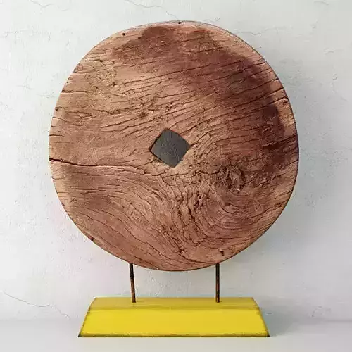 Gansu Wooden Wheel 3D model