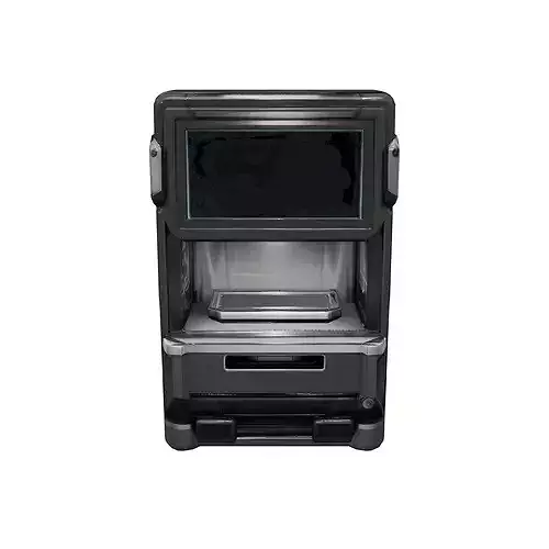 Standalone scifi prop a wallmounted futuristic food dispenser... 3D model 4