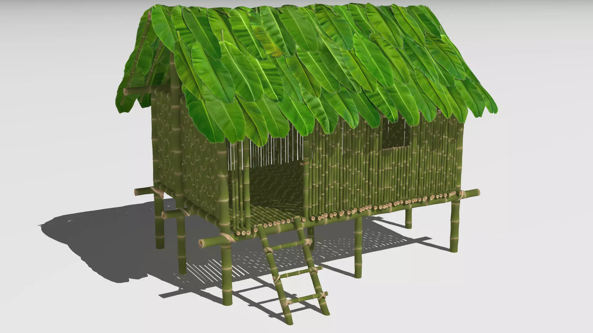 Jungle Hut 3D print model