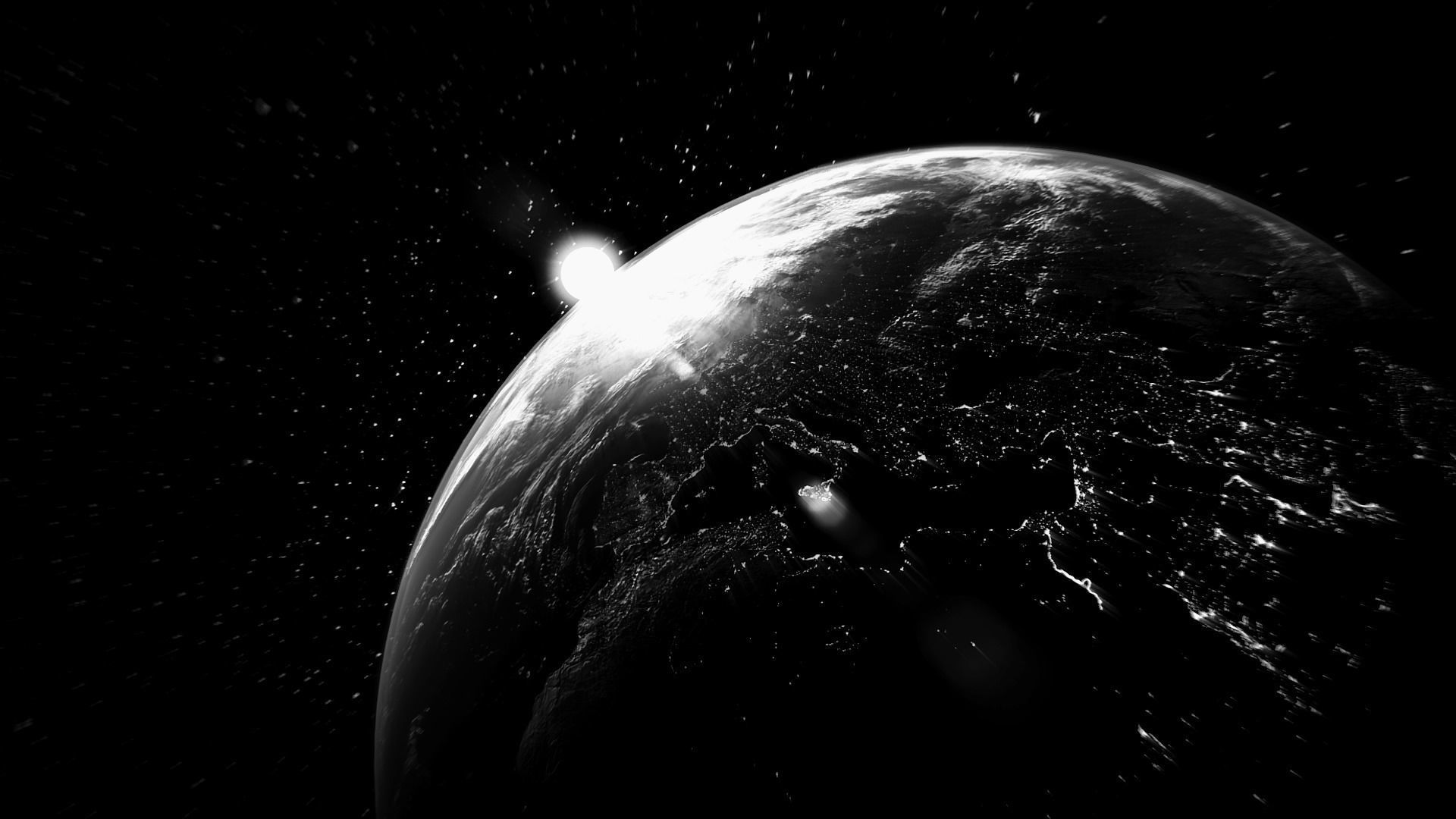 Blender scene space pack 3D model_2