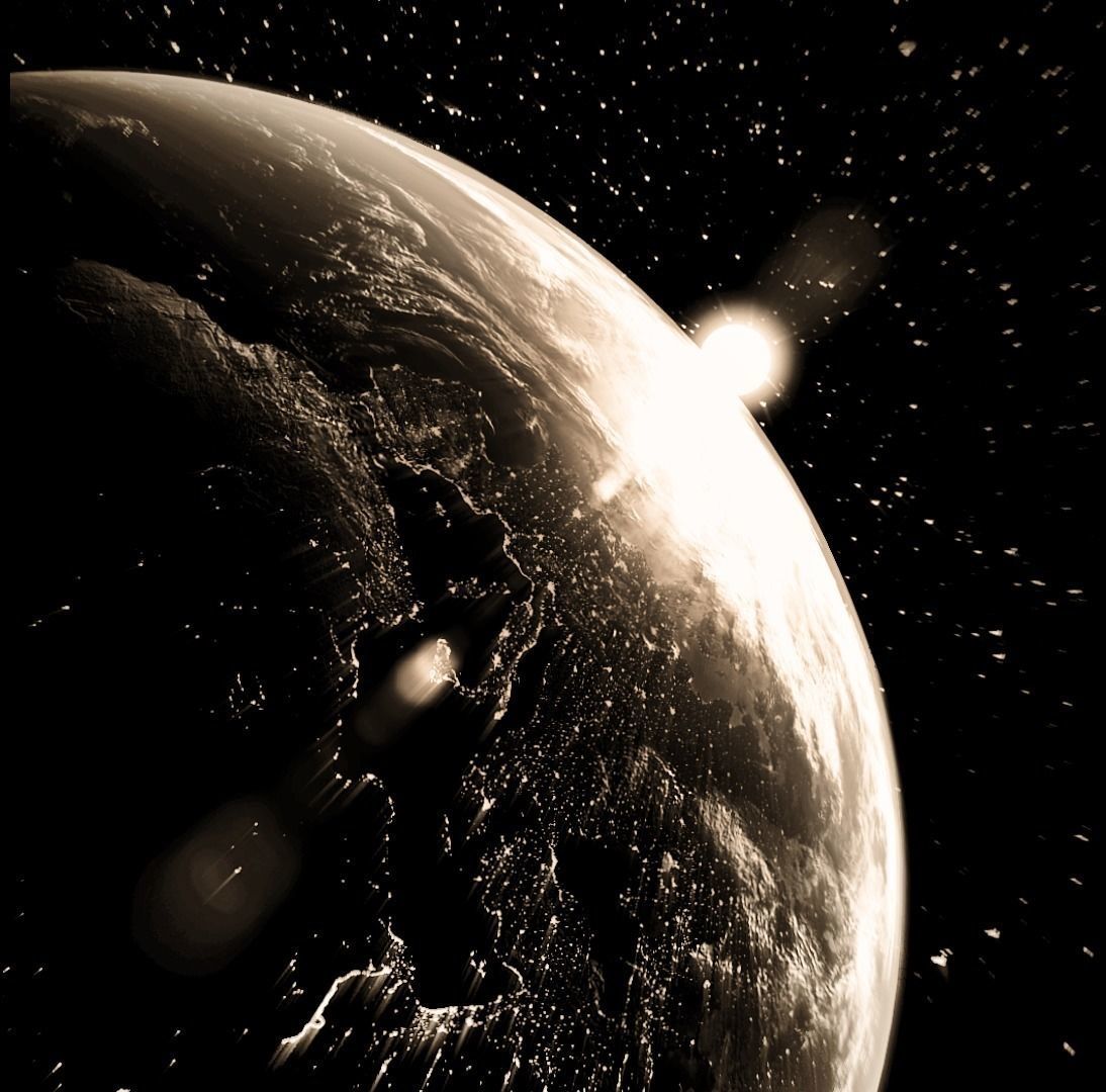 Blender scene space pack 3D model_3