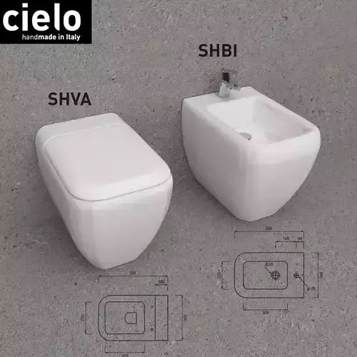 Cielo Shui SHVA and SHBI toilet seat and bidet