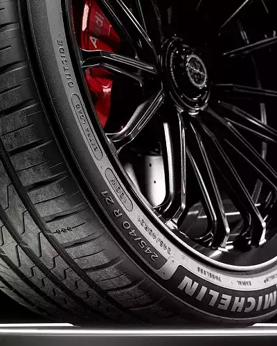 MICHELIN Primacy 5 245 40 R21 3D model 2