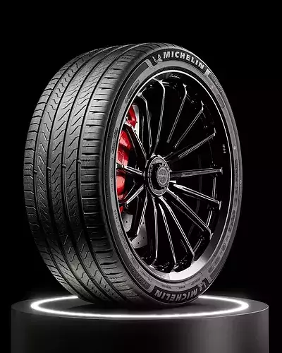 MICHELIN Primacy 5 245 40 R21 3D model 6