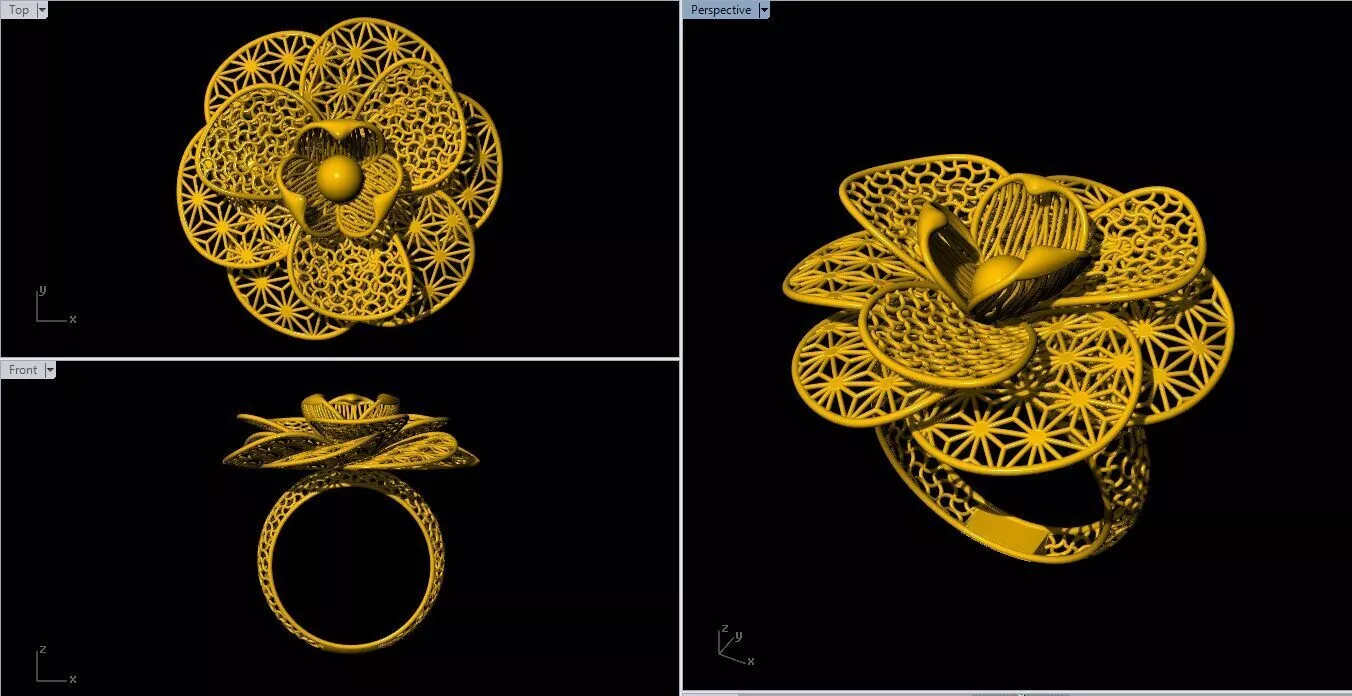 Turkish Ring 3D print model