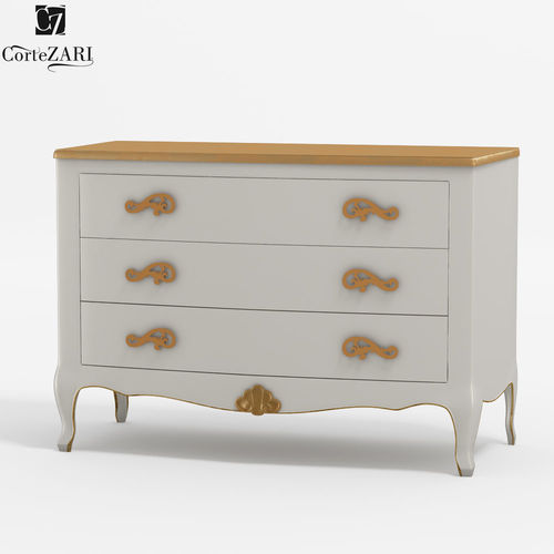 CorteZARI Gemma chest of drawers 3D model