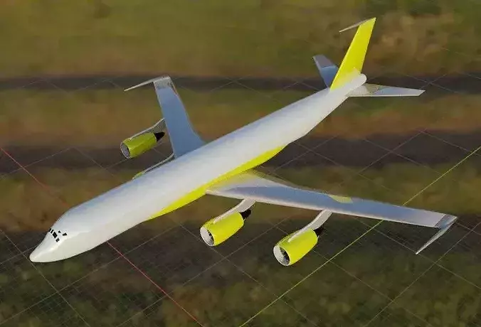 707-700 CFM Style Quad Jetliner - Custom 1950s Plane