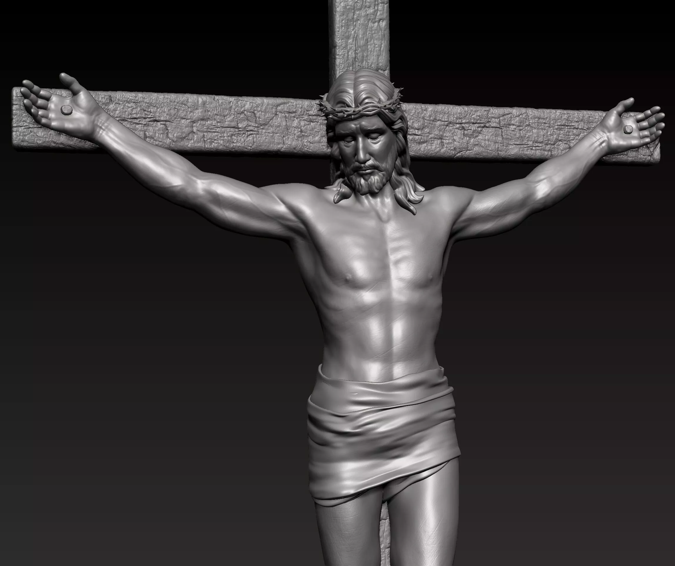 Jesus Statue 3D print model