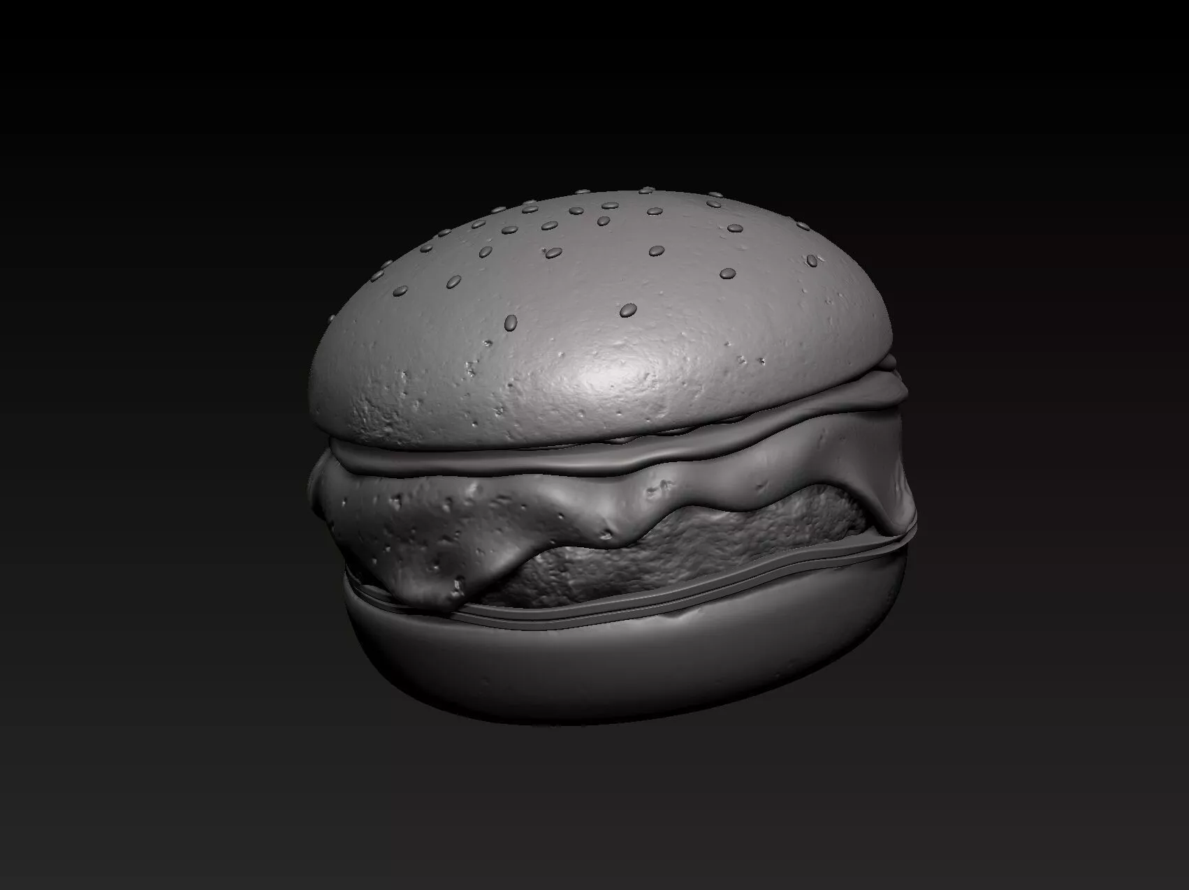 Burger 3D print model