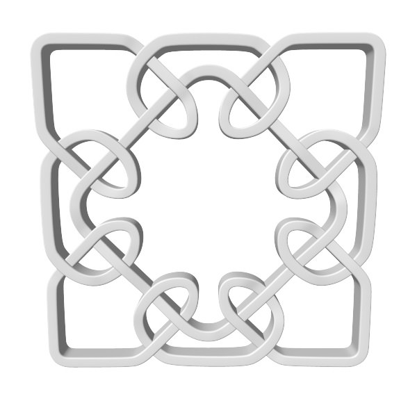 Celtic Knot 4 3D model_3
