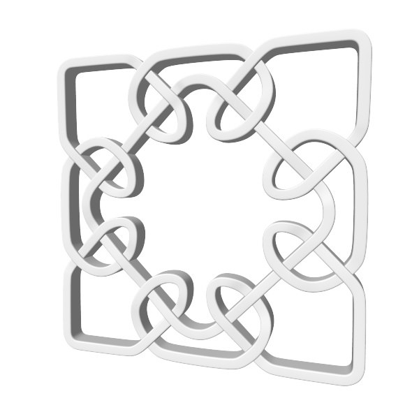 Celtic Knot 4 3D model_2