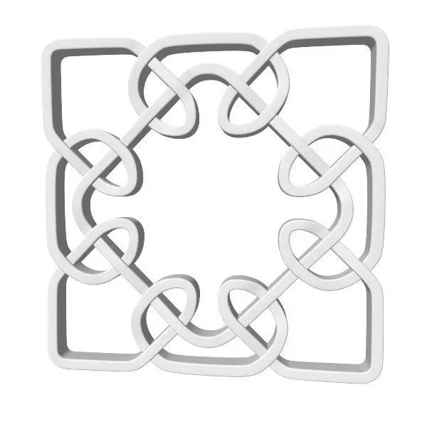 Celtic Knot 4 3D model_0