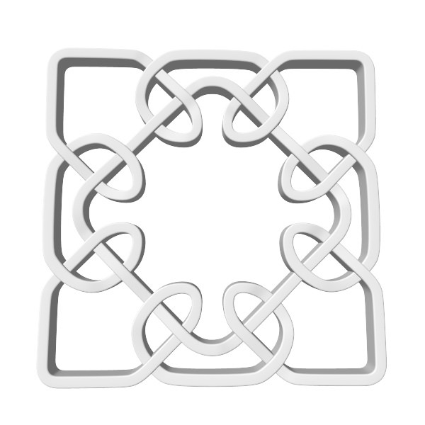 Celtic Knot 4 3D model_4
