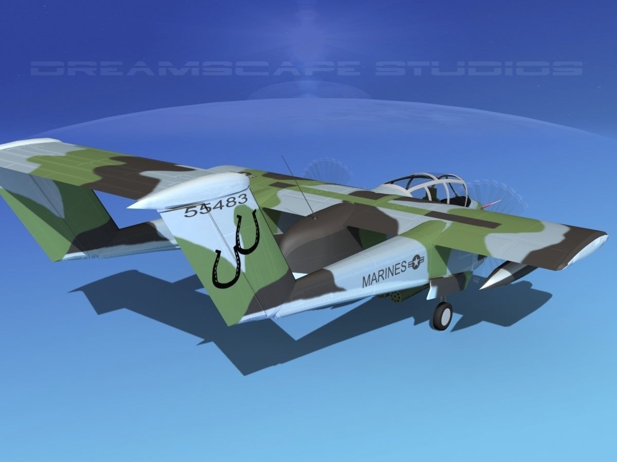 Rockwell OV-10 Bronco USMC 3 3D model_5