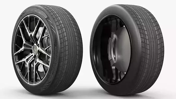 Mercedes Benz Performance Rim Multi Spoke 3D model