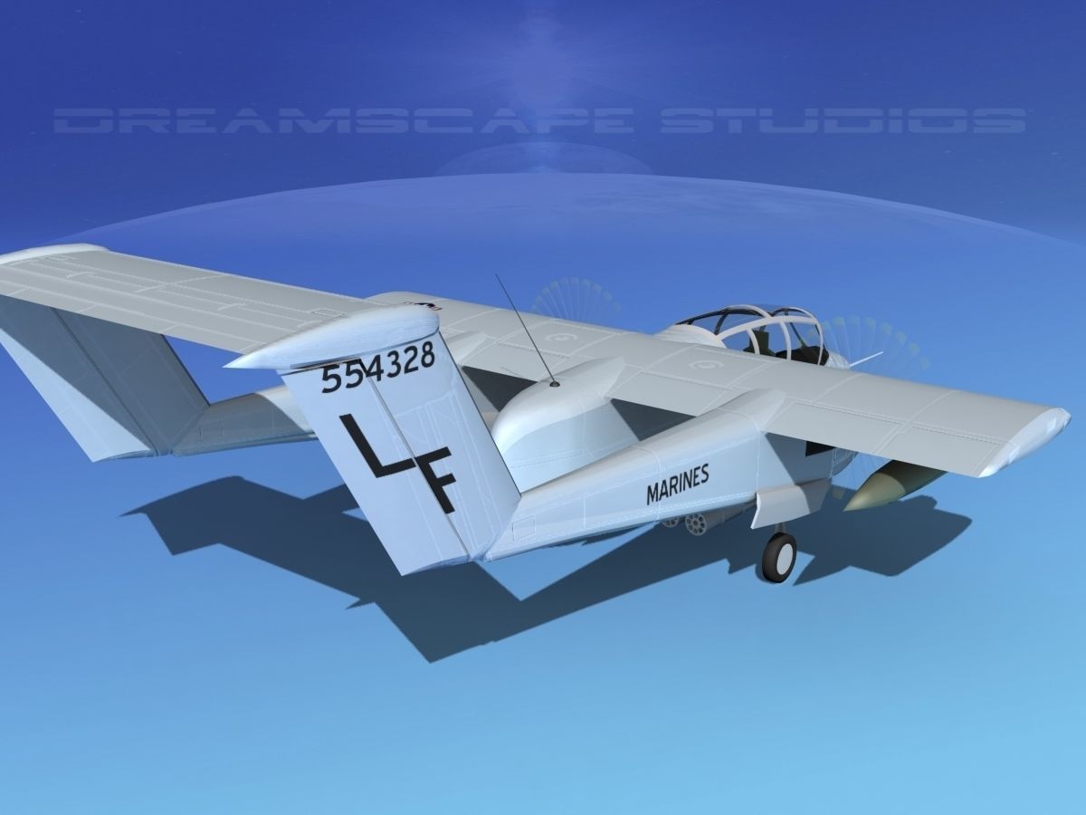 Rockwell OV-10 Bronco USMC 4 3D model_5