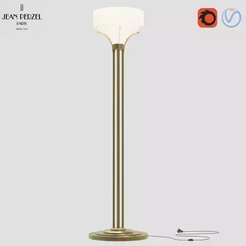 Jean Perzel Art Deco Floor Lamp 38
