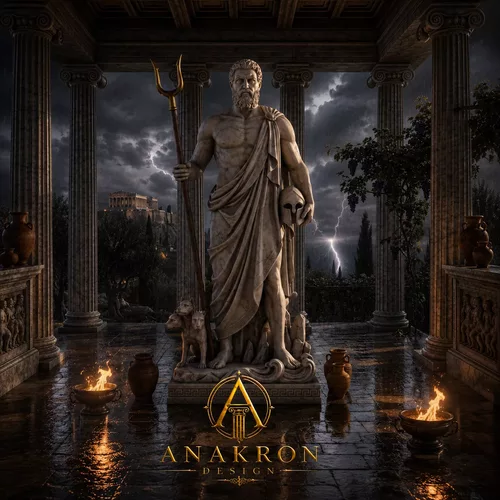 Hades Statue Greek - Roman God 3D Print Model