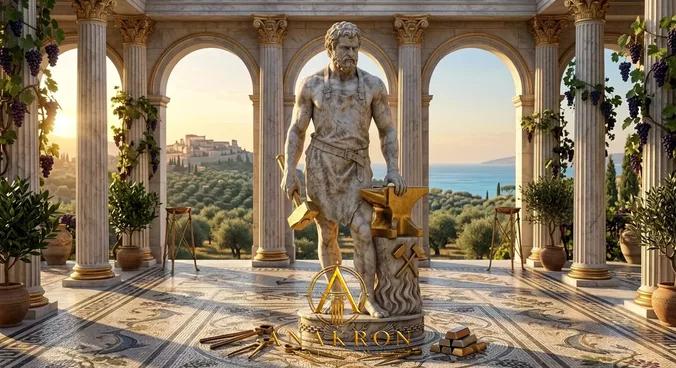 Hephaestus Statue Greek - Roman God 3D Print Model