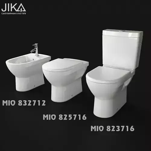JIKA MIO toilet seats and bidet 3D model