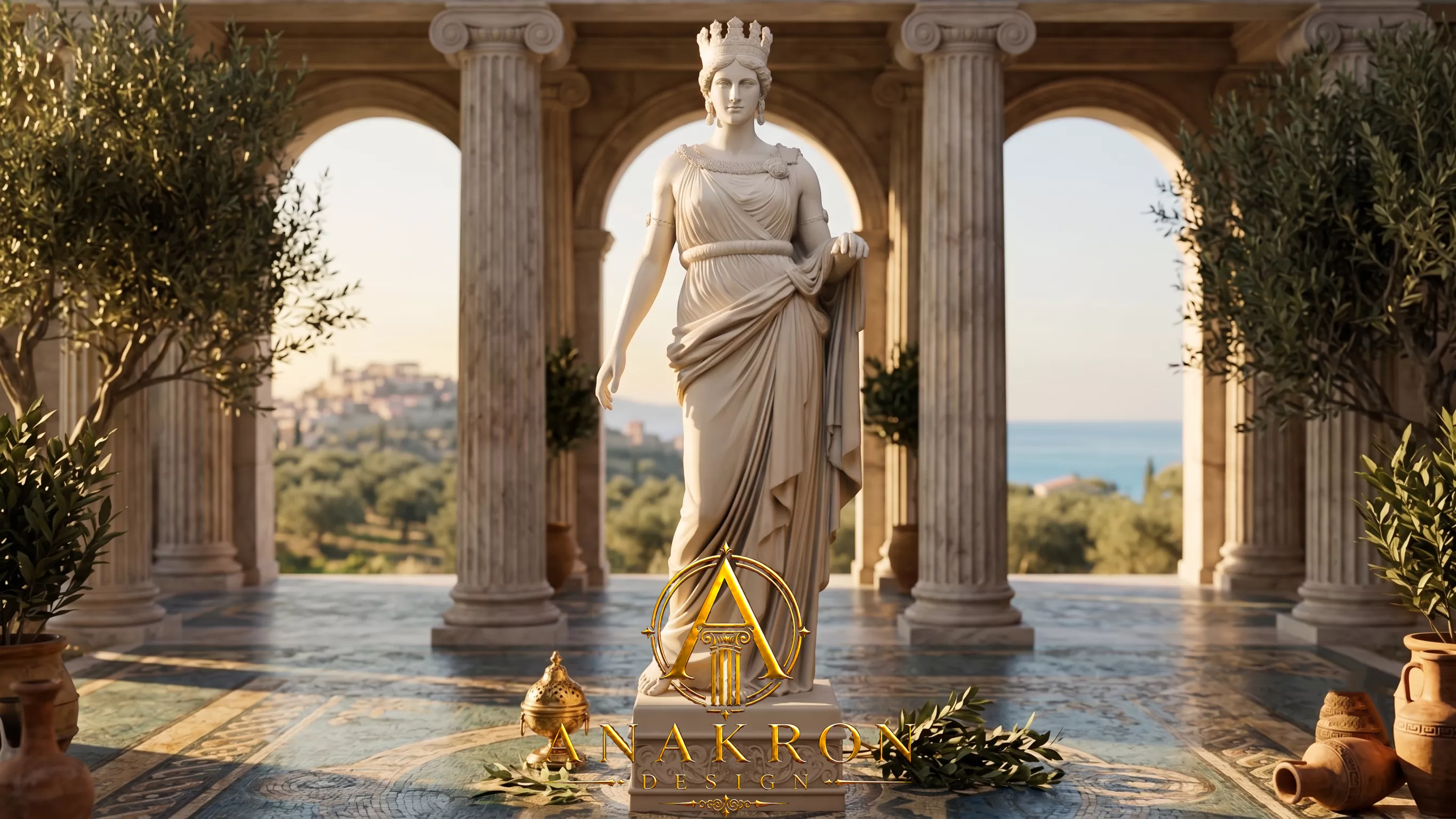 Hera Statue - Juno Statue - Greek - Roman Goddess v1 3D print model