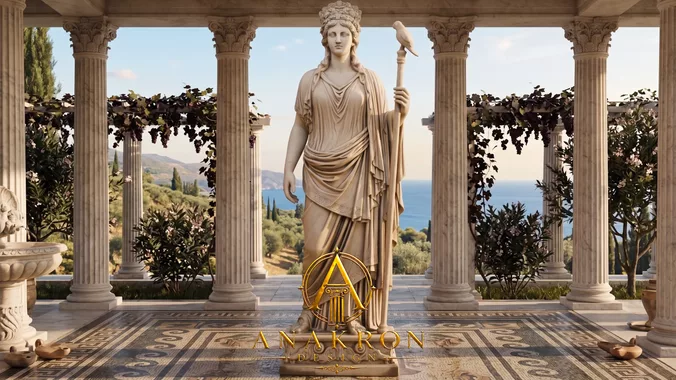 Hera Statue - Juno Statue - Greek - Roman Goddess v2