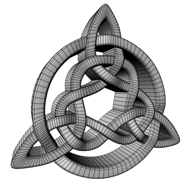Celtic Knot 5 3D model_5