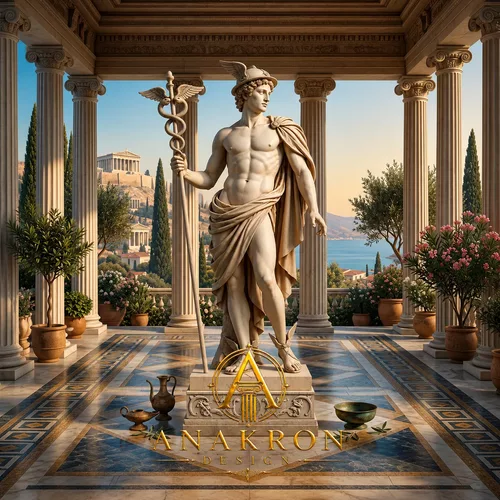 Hermes Statue - Mercury Statue - Greek - Roman God 