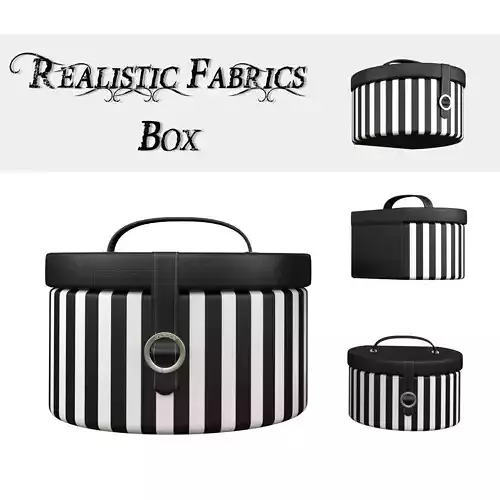 Round Decor Box - Jewellery Box 3D model