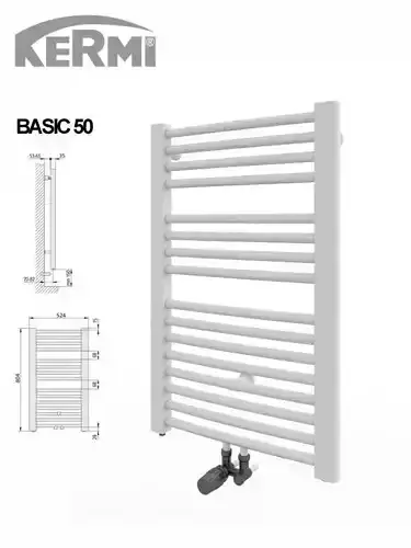 Kermi Basic 50 series towel radiator