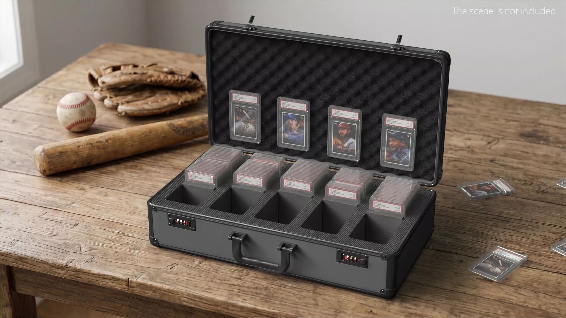 Topps 2022 Graded Baseball Cards in Storage Case Black 3D model | CGTrader