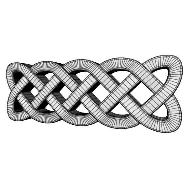 Celtic Knot 6 3D model_4